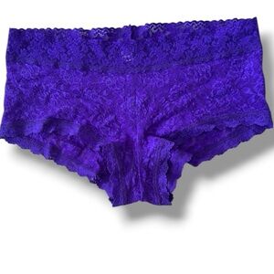 Hanky Panky signature Lace Women's Intimates in Vibrant cobalt Purple/blue 1X
